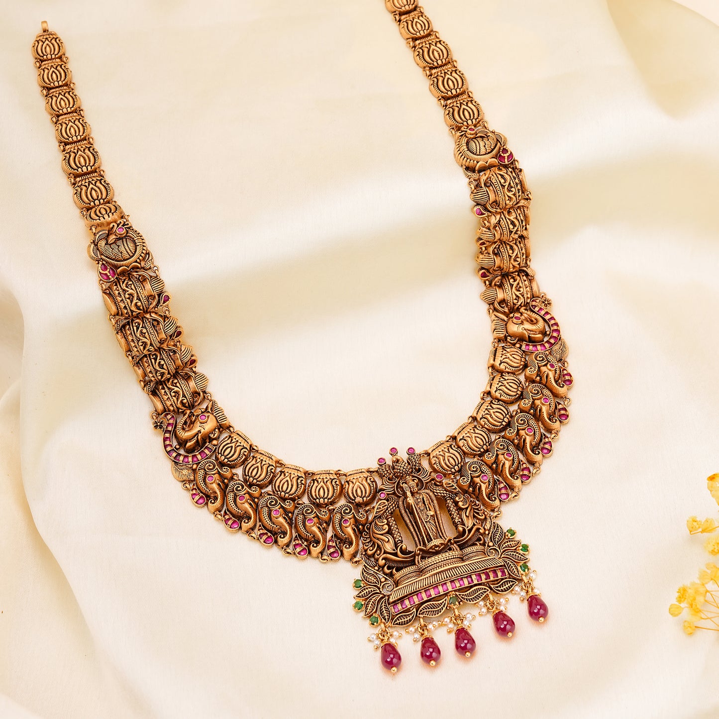 22KT Gold Nakshi Lord Murugan Temple Haram