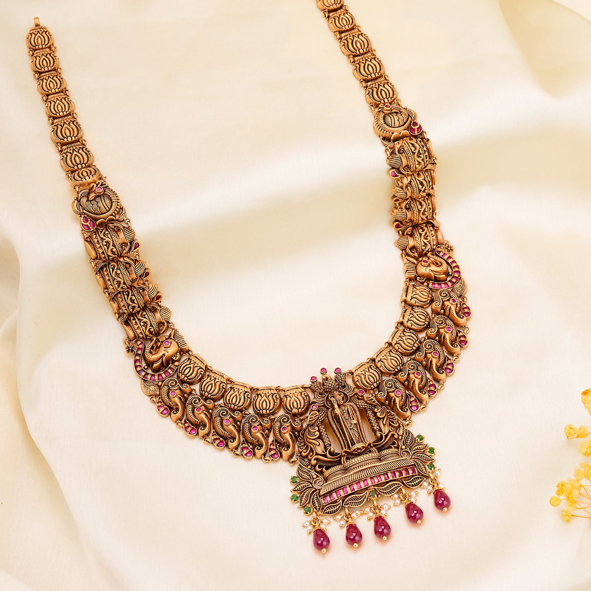 22KT Gold Nakshi Lord Murugan Temple Haram