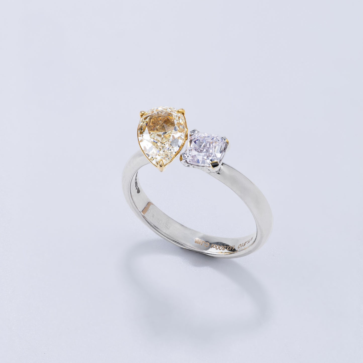 18kt Gold Solitaire Diamond Ring For Women