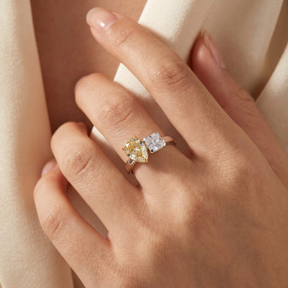 18kt Gold Solitaire Diamond Ring For Women